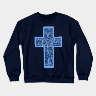 Names of Jesus Cross Crewneck Sweatshirt